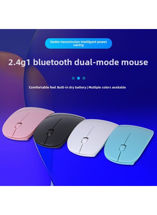 Generic - Wireless Mouse 3D Ultra-thin Office Mouse Computer Mouse 2.4G Battery Version SD82 Shipping With Blister Packaging-Color:Black - Image 1