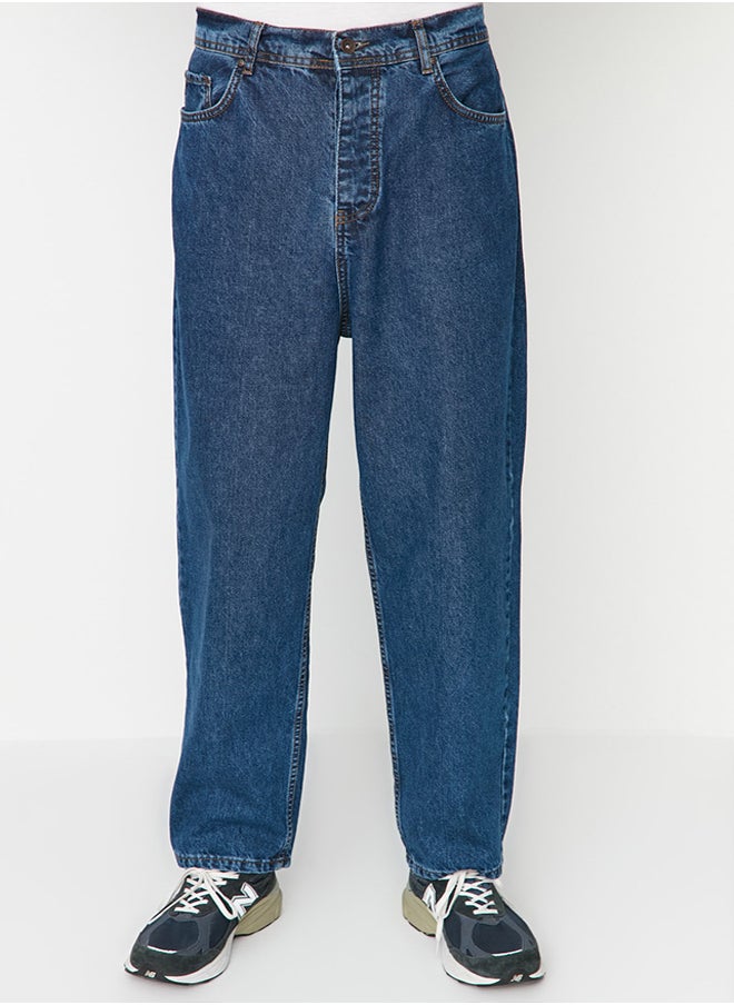 trendyol Indigo Wide Leg Jeans TMNSS22JE0229  - Image 2