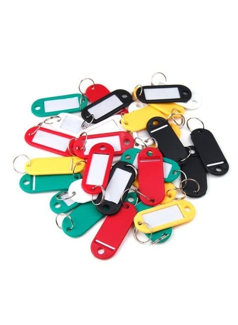 موديست سلاسل المفاتيح متعددة الألوان، عبوة من 100 قطعة - Image 1