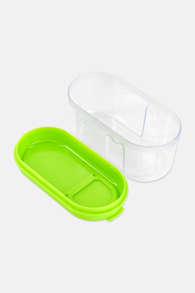 Plastic Forte حاوية تخزين بلاستيكية متعددة الاستخدامات توتم، لون أخضر ليموني - Image 3