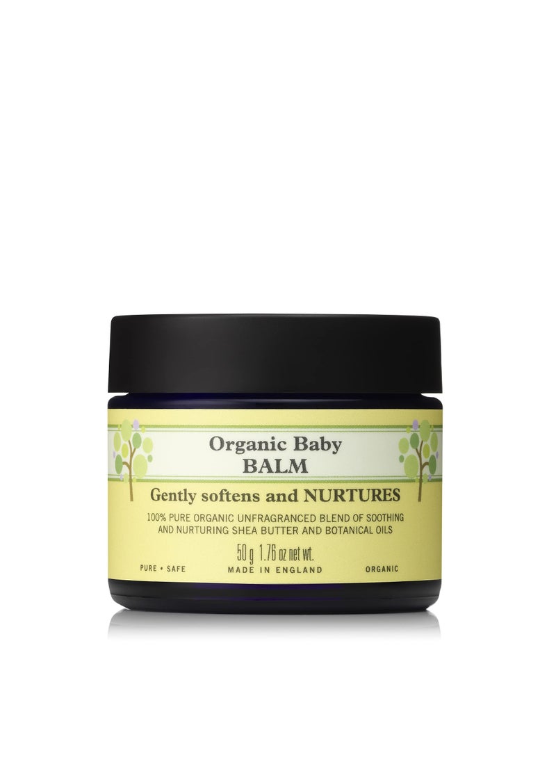 Neal's Yard Remedies Neal's Yard Baby Balm with Shea Butter and Botanical Oils, Soothing & Nourishing Softening Balm, Hypoallergenic, Fragrance-Free, Cruelty-Free, 50g  - Image 1