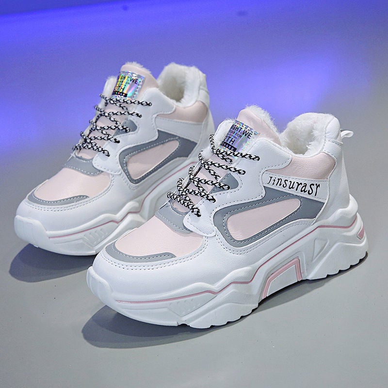 Inner Height Increasing Shoes 2023 Fashionable Shoes For Children And Students Korean Style All-Match Sneaker Harajuku Style Torre Shoes - Image 1