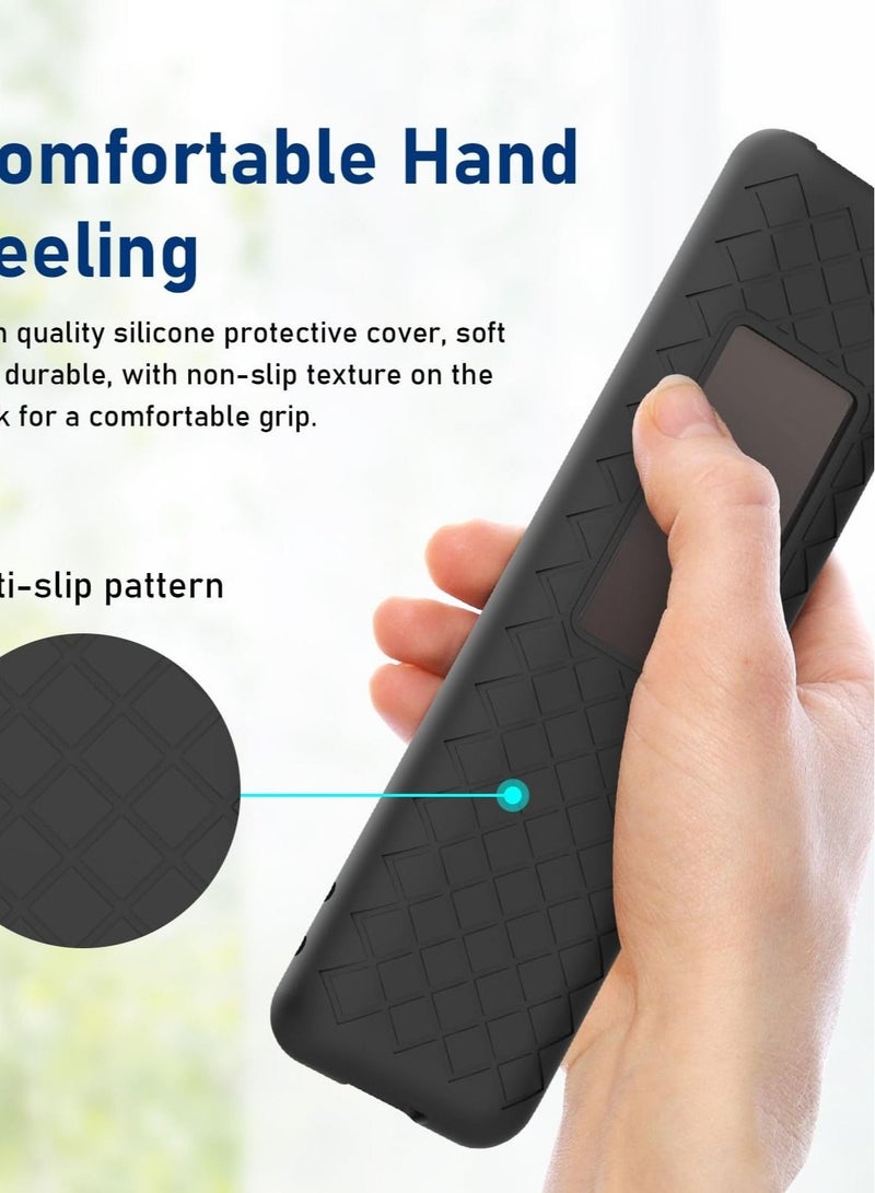 Captaintech Cover for BN59-01432J BN59-01432A BN59-01432 2023 Samsung Smart TV Solar Panel Remote, Black Silicone Sleeve - Image 3