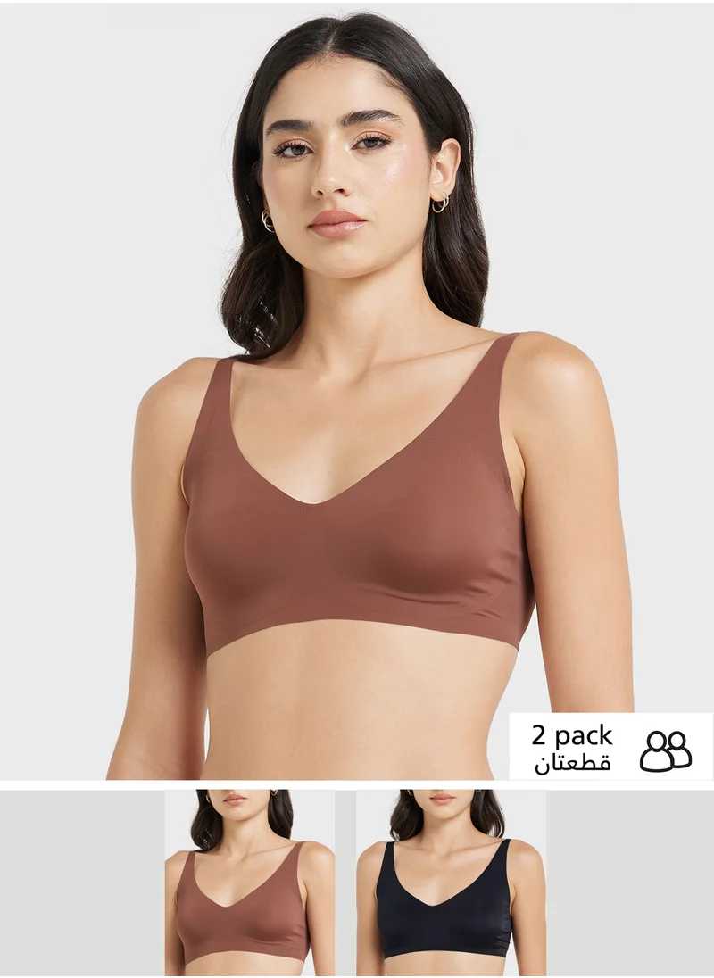 جينجر 2 Pack Seamless Bra