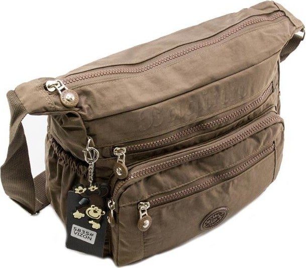 Baginn Klinkir Women's Messenger Bag Multi-Pocket Crossbody Rain Resistant Fabric  - Image 1