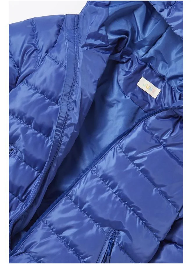 JUNE June Boy Basic Coat Saxe
