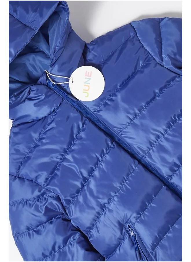 JUNE June Boy Basic Coat Saxe