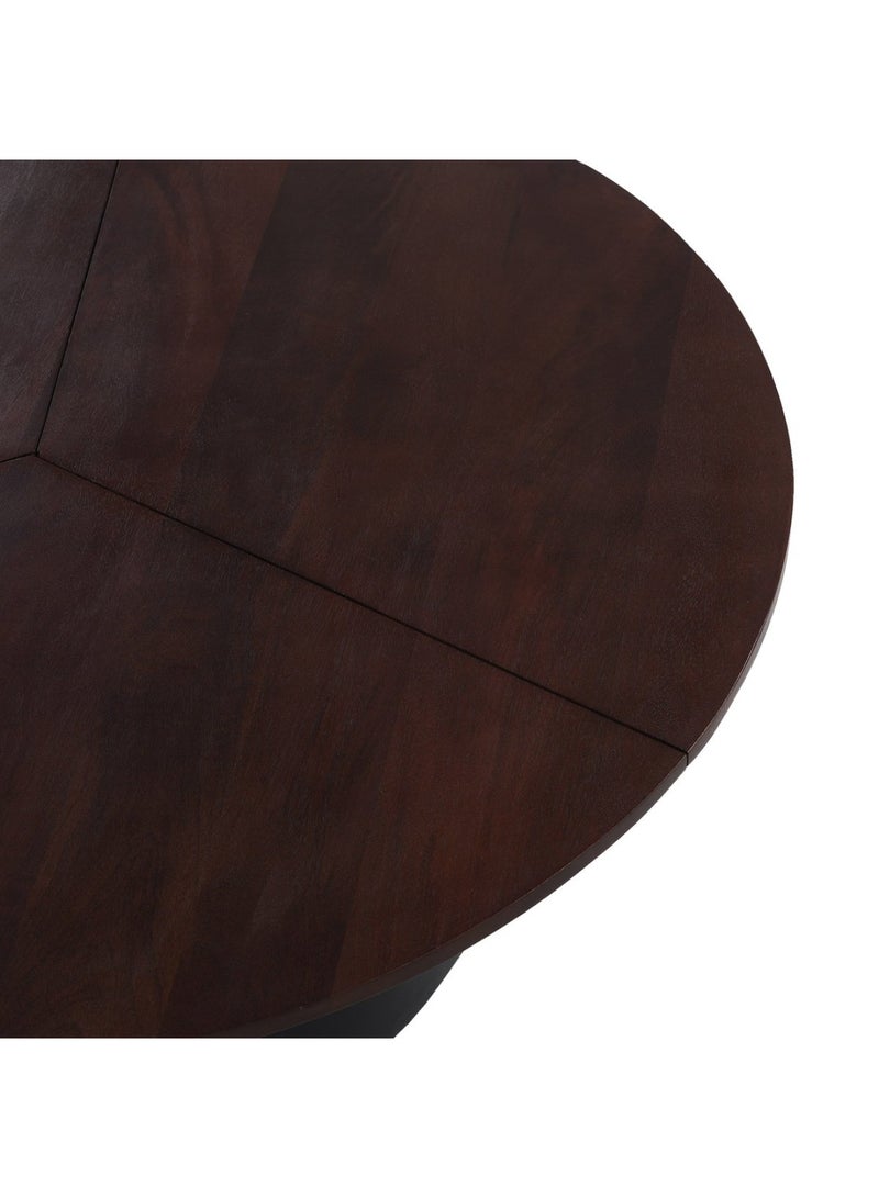 Pan Home Edralin Coffee Table Set Of 2 Solid Wood - Brown And Black - Image 3