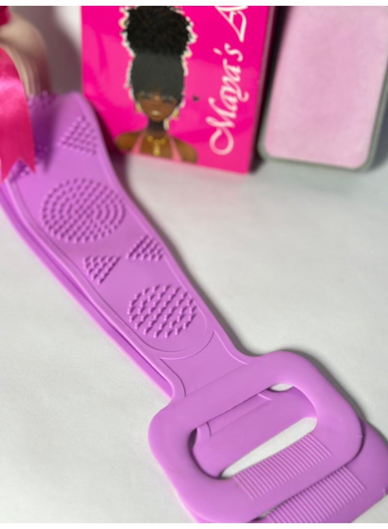 maya accessories Loofa Silicon Body High Quality 1pcs may vary color - Image 2