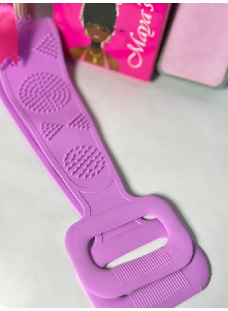 maya accessories Loofa Silicon Body High Quality 1pcs may vary color - Image 3