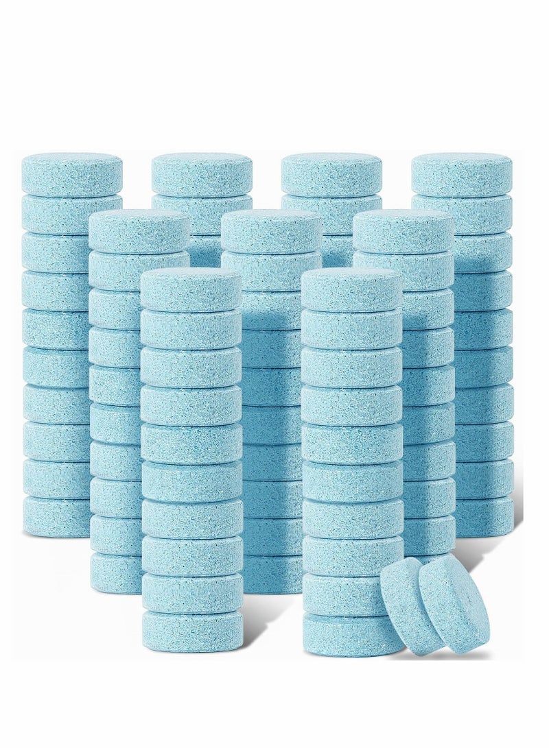 SYOSI 100 Pieces Car Windshield Glass Concentrated Washer Tablets Solid Car Effervescent Tablets Glass Solid Wiper Cleaning Tablets for Car Kitchen Window - Image 1