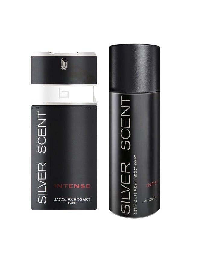 Bundle offer of Silver Scent Intense EDT 100ml & Body Spray 200ml - pzsku/Z299FED462E8E87765A0DZ/45/_/1728908453/e2f8ddba-4a57-412c-9aeb-32621d99bd6f