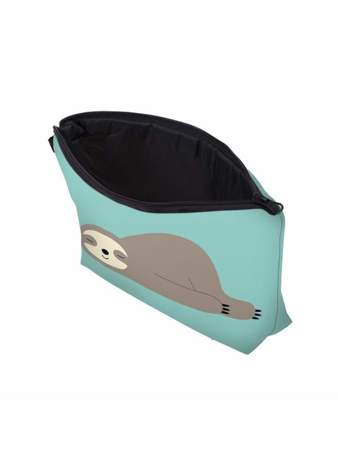 deanfun Cosmetic Bag for women, Small makeup pouch Travel bags for toiletries waterproof Sloth gifts (51806) - Image 3