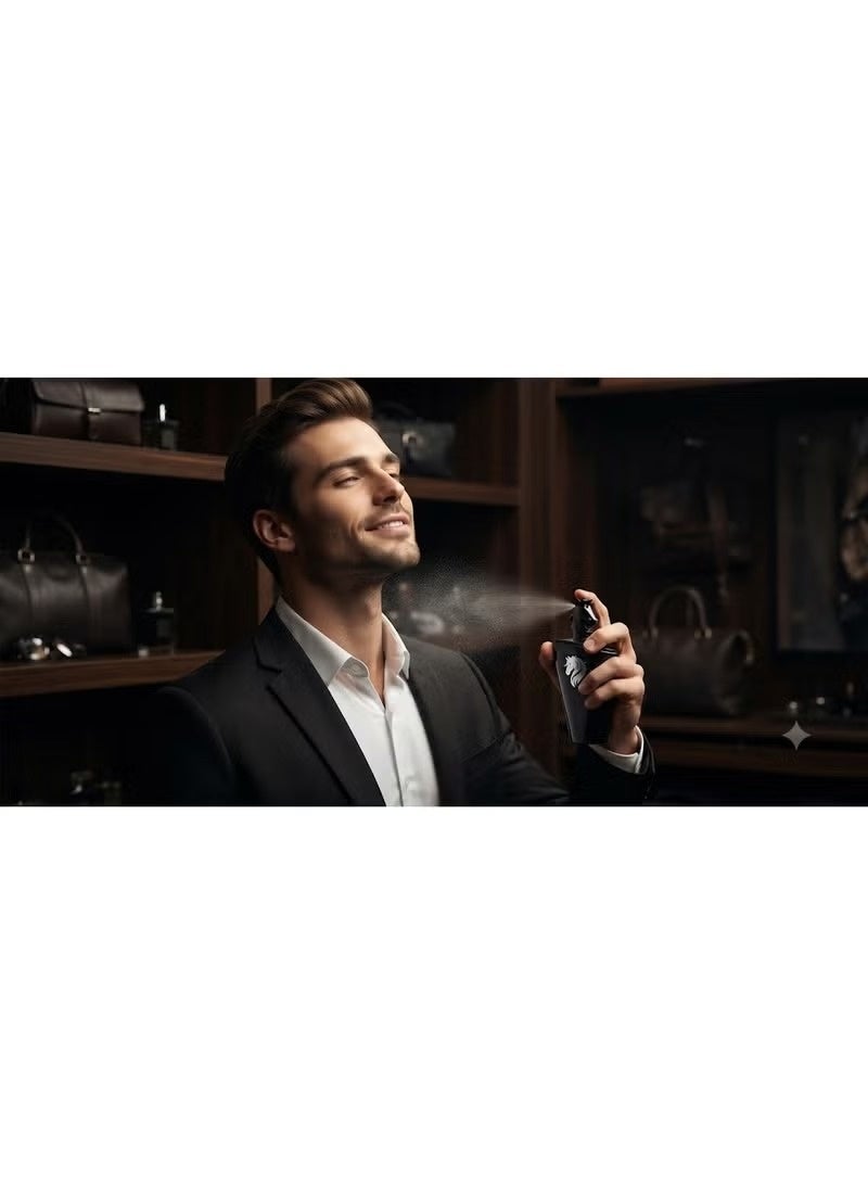 Mark Him Black Edition Eau de Parfum for Men 100ml – Deep & Intense Long Lasting Luxury Woody Aromatic Fragrance | Bold Masculine Perfume Spray for Confident Men - Image 2