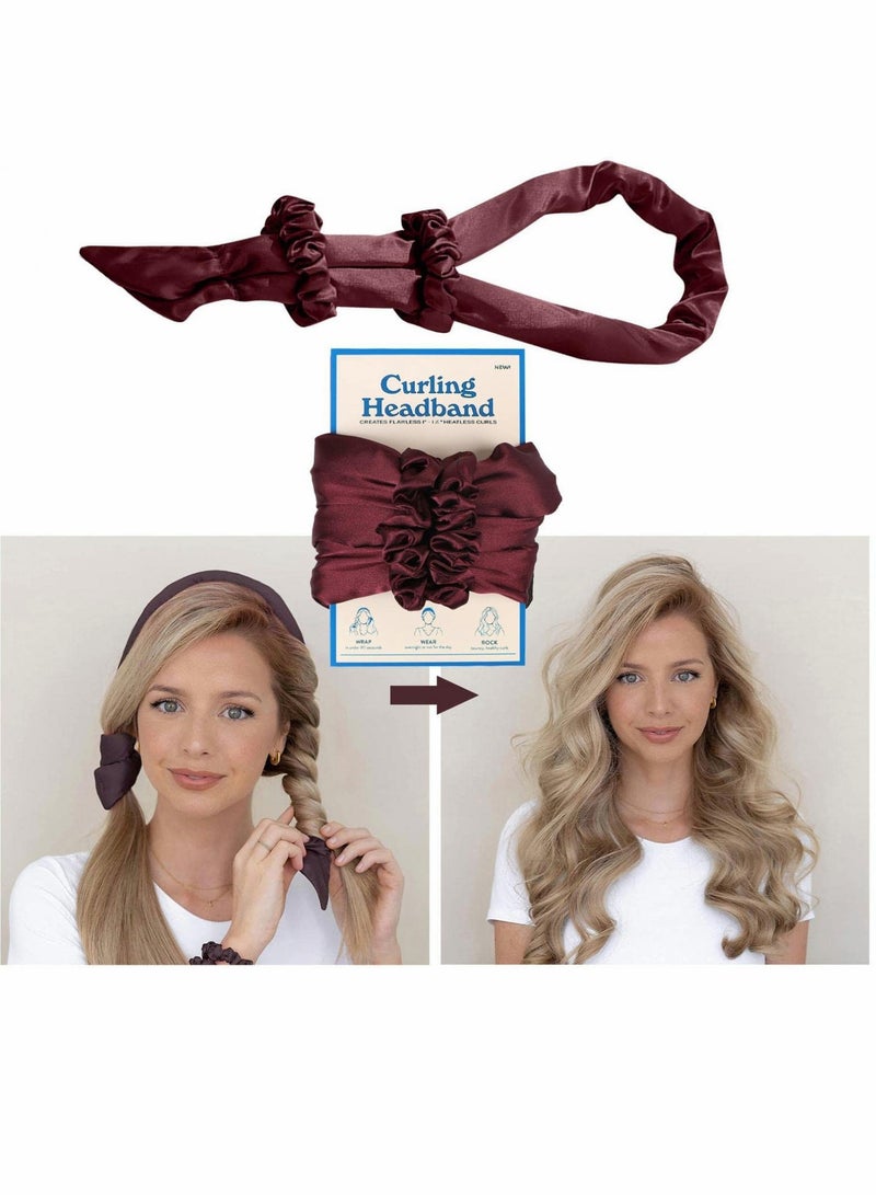 SOLARAE No Heat Curling Iron Headband, Lazy Curling Iron Foam Sponge Curling Big Waves, No Heat Wire Curling Headband, For Women Party, Party, Everyday Life - Image 2