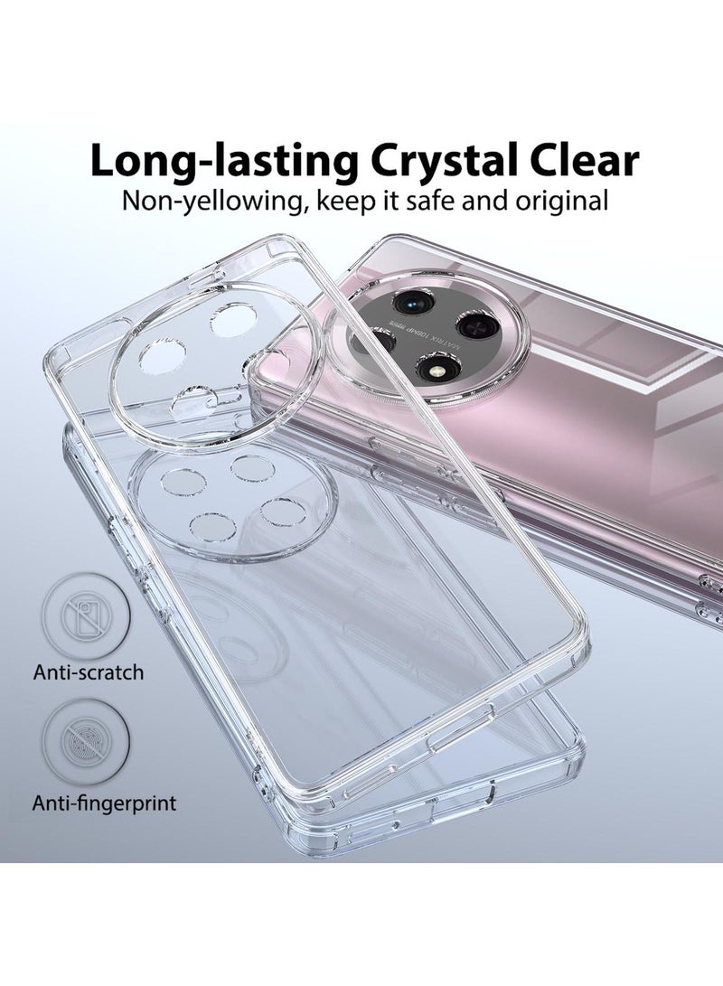 Case for Honor X9c Soft Silicone TPU Case, Lightweight Protective Cover Smooth Finish Camera Protective Shock Absorbent Stylish Case for Men Women Compatible with Honor X9c 5G - Image 3