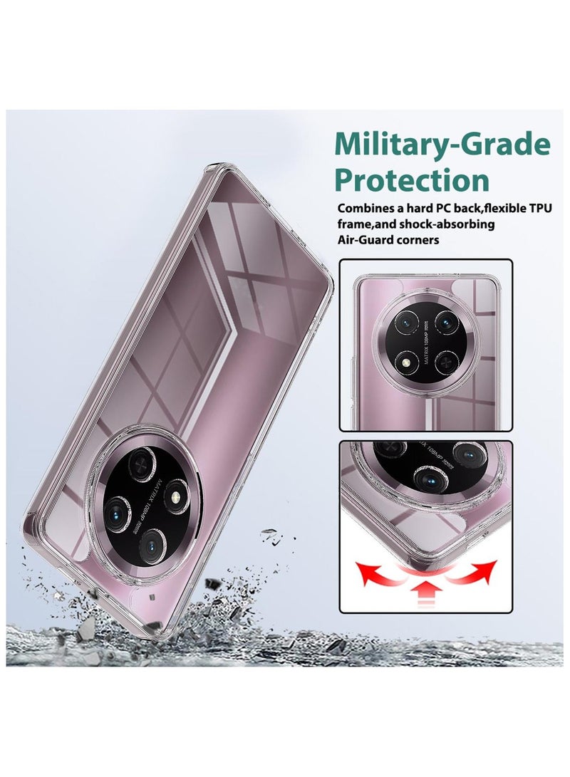 Case for Honor X9c Soft Silicone TPU Case, Lightweight Protective Cover Smooth Finish Camera Protective Shock Absorbent Stylish Case for Men Women Compatible with Honor X9c 5G - Image 4