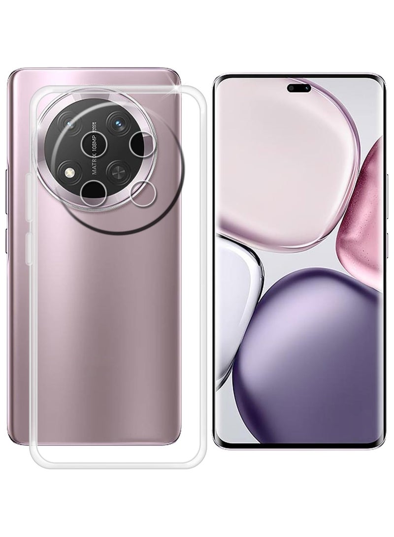 Case for Honor X9c Soft Silicone TPU Case, Lightweight Protective Cover Smooth Finish Camera Protective Shock Absorbent Stylish Case for Men Women Compatible with Honor X9c 5G - Image 1