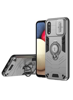 Case Cover For vivo S1 Camshield Ring Holder Phone Case Grey