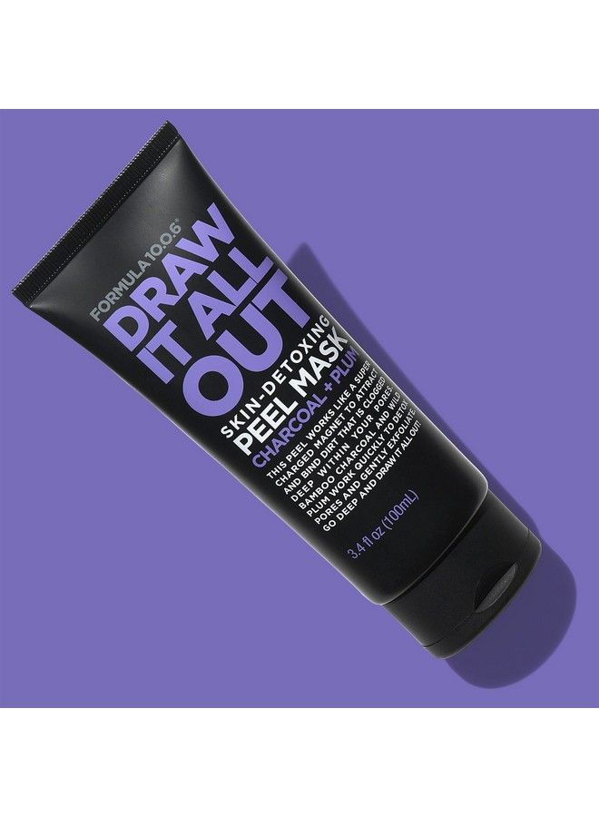 FORMULA 10.0.6 Draw It All Out Skindetoxing Charcoal Peel Mask Unscented Vegan Parabenfree Sulfatefree & Crueltyfree 3.4 Fl Oz - Image 5