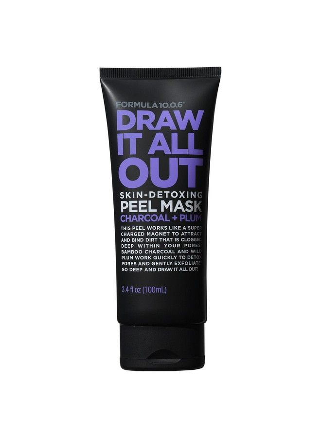 FORMULA 10.0.6 Draw It All Out Skindetoxing Charcoal Peel Mask Unscented Vegan Parabenfree Sulfatefree & Crueltyfree 3.4 Fl Oz - Image 2
