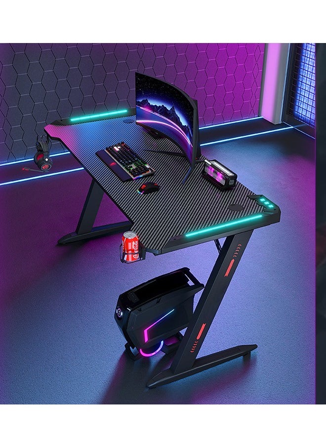 NKX Ergonomic Gaming and Computer Desk with LED Lights 120 CM  - Image 2