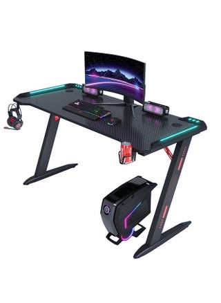 Ergonomic Gaming and Computer Desk with LED Lights 120 CM - pzsku/Z29A04B4D396396D732FBZ/45/_/1704711379/fddba406-21db-4cdf-bd6d-fbb7188c6cf5