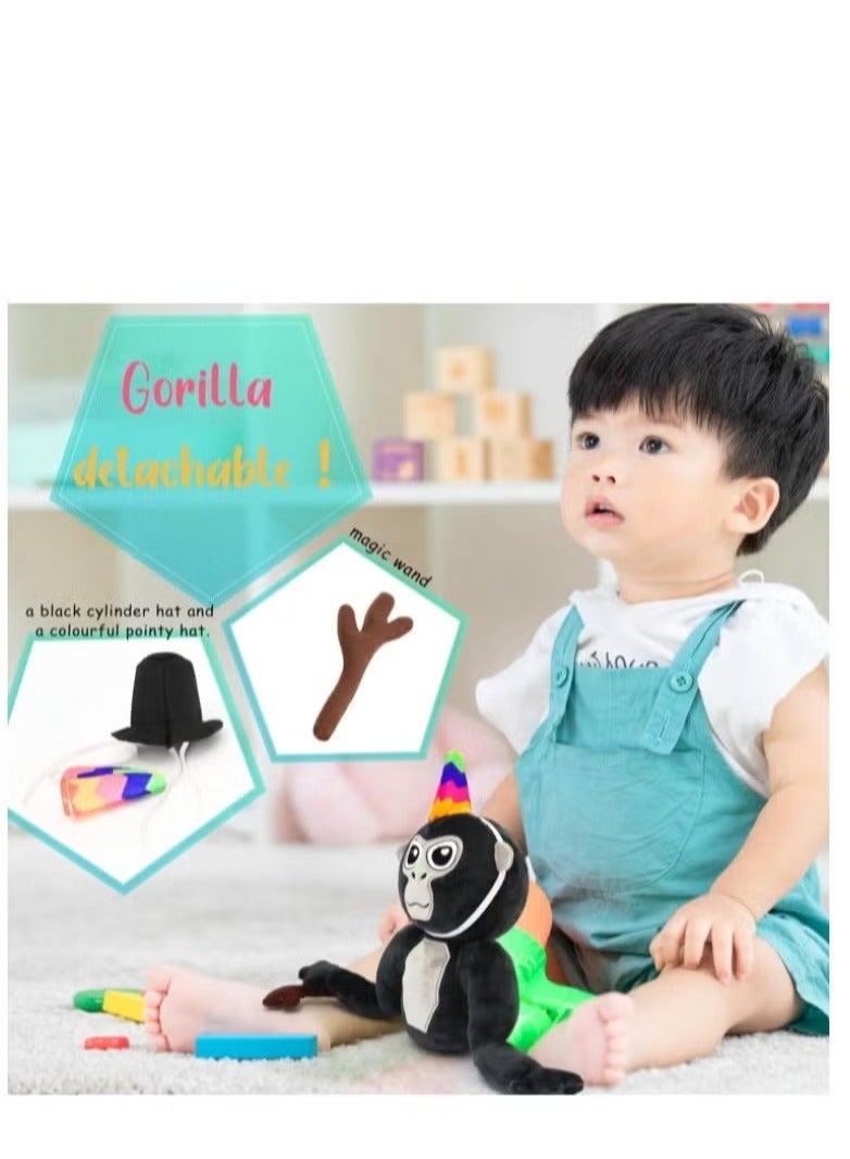 Gorilla Tag Plush Gorilla Tag Monke Plush Doll Toys, Stuffed Animals Toy Game Figure Doll Gift for Game Fans - Image 4