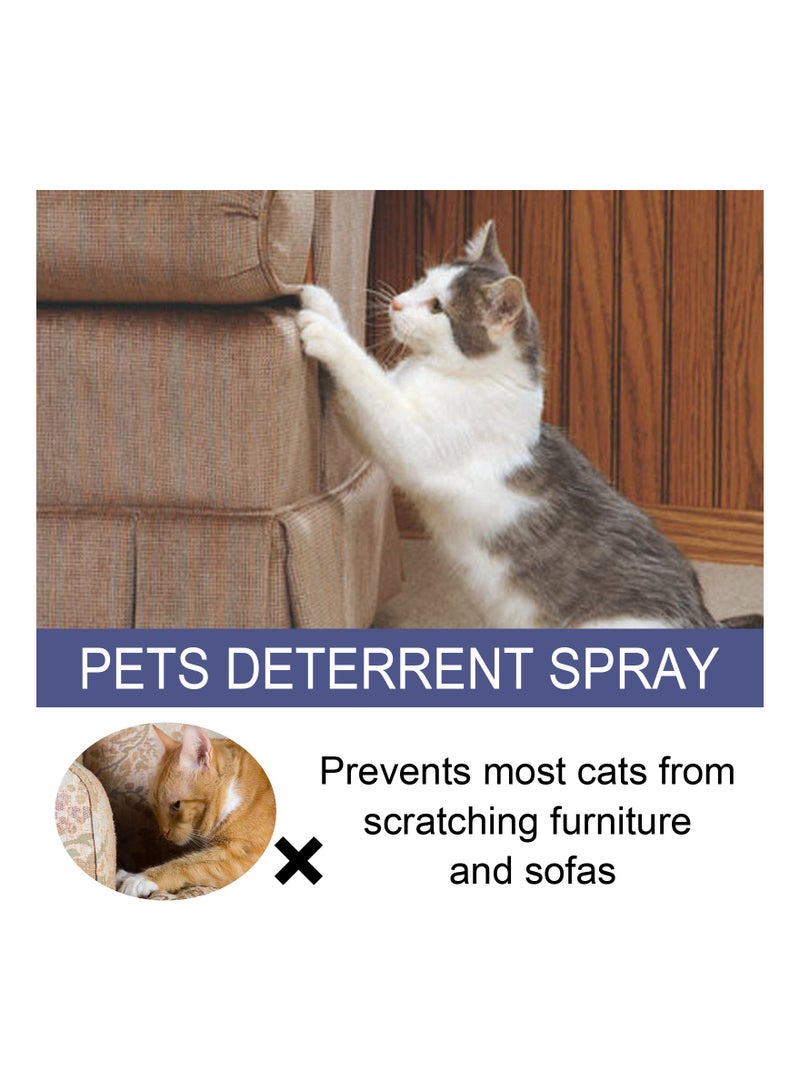 YEGBONG Cat Deterrent Spray, Bitter Training Aid Cat & Scratch Resistant Furniture Protector, Cat Deterrent Indoor for Anti-Scratching & Biting for Pet Training Aid 50 ML - Image 3