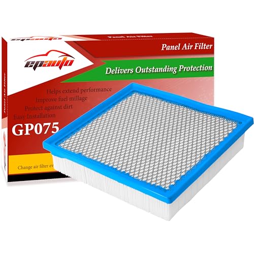 EPAuto GP075 (CA10755) Engine Air Filter, Replacement for Lexus RX350, Toyota Camry, Sienna, Highlander, Jeep Grand Cherokee, Dodge Durango - Fits V6 Engines (2010-2025) - Image 1