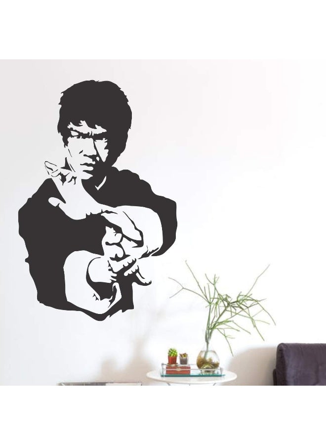 StickMe 'Bruce Lee Wall Sticker ' -SM288 (Multi Colour, Vinyl - 60cm X 40 cm) - Image 2