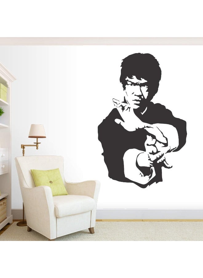StickMe 'Bruce Lee Wall Sticker ' -SM288 (Multi Colour, Vinyl - 60cm X 40 cm) - Image 1