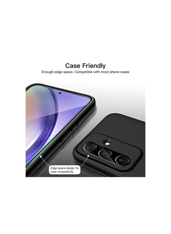 JETech Screen Protector for Samsung Galaxy A54 5G 6.4-Inch with Camera Lens Protector, Tempered Glass Film, HD Clear, 2-Pack Each - Image 2