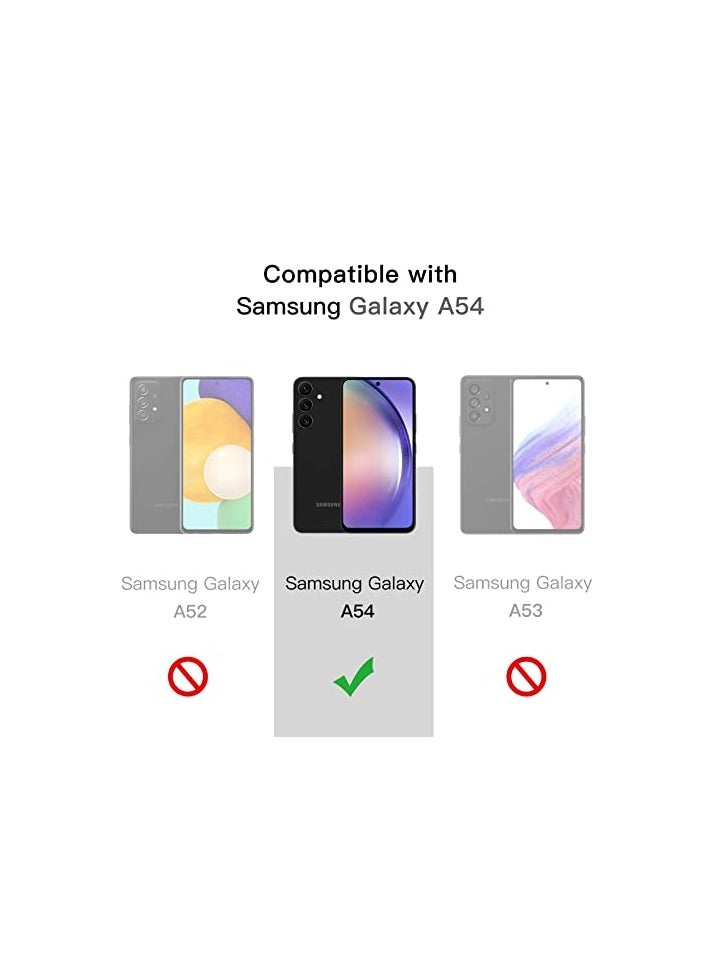 JETech Screen Protector for Samsung Galaxy A54 5G 6.4-Inch with Camera Lens Protector, Tempered Glass Film, HD Clear, 2-Pack Each - Image 3