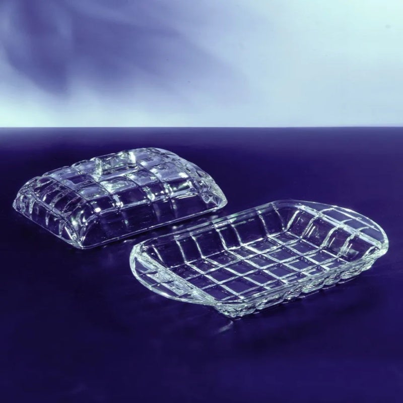 Butter Dish With Lid - Transparent Tempered Glass - Heat-Resistant Durable Oil Storage Container - Dishwasher-Safe for Kitchen Cheese Storage - Image 3