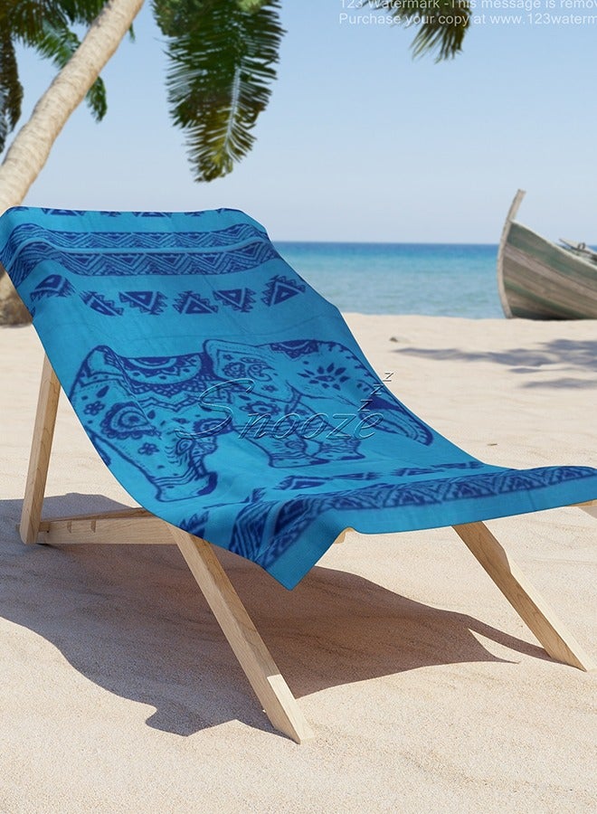 سنوز بشكير بحر قطن سنوز - 170×90 سم، تصميم ايليفانت - Image 1