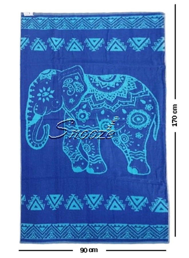 سنوز بشكير بحر قطن سنوز - 170×90 سم، تصميم ايليفانت - Image 5