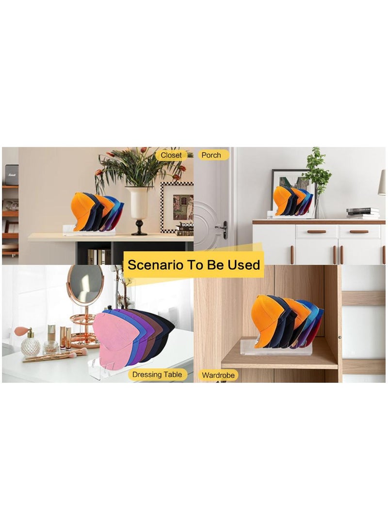 1-Pieces Acrylic Hat Rack Duck Cap Storage Rack Baseball Cap Storage Display Rack-Transparent 3MM - Image 4