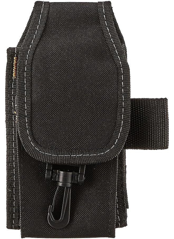 Custom Leathercraft CUStom Leathercraft 1105 Cell Phone/Tool Holder, 5 Pocket,Black  - Image 1