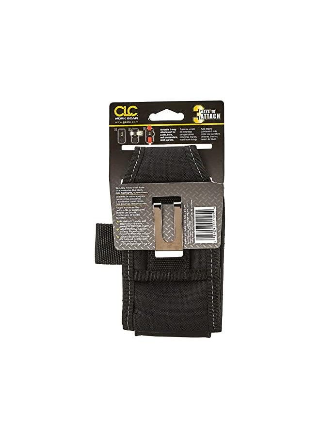 Custom Leathercraft CUStom Leathercraft 1105 Cell Phone/Tool Holder, 5 Pocket,Black  - Image 5