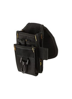 Custom Leathercraft CUSTOM Leathercraft 1105 حامل الهاتف الخليوي/الأدوات، 5 جيوب، أسود  - Image 3