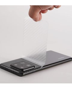 Ibywind Screen Protector For Xiaomi 13 Pro 5g 6.73 Inch With 2pcs Flexible Tpu Film 1pc Camera Lens Protector 1pc Backing Carbon Fiber Film Fingerprint Reader Easy To Install  - Image 5