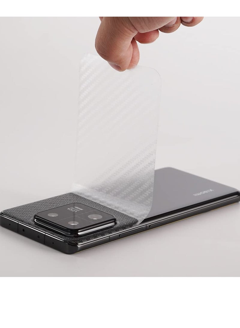 Ibywind Screen Protector For Xiaomi 13 Pro 5g 6.73 Inch With 2pcs Flexible Tpu Film 1pc Camera Lens Protector 1pc Backing Carbon Fiber Film Fingerprint Reader Easy To Install - Image 5