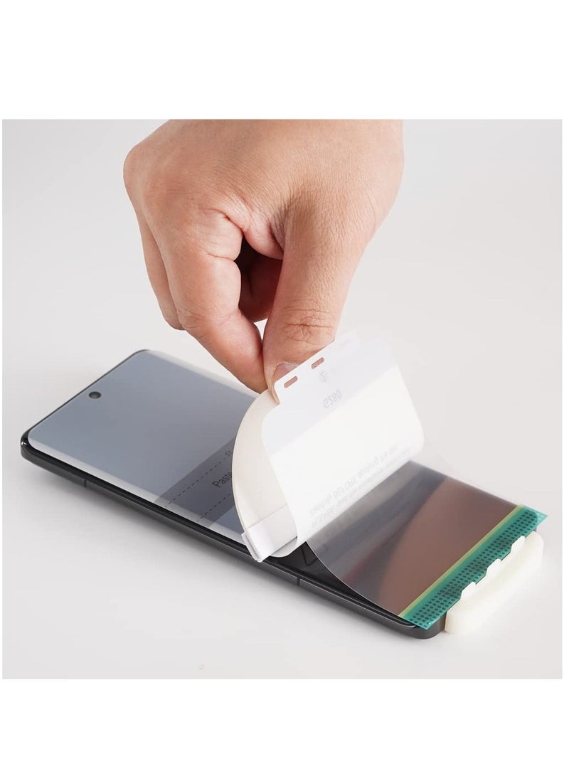 Ibywind Screen Protector For Xiaomi 13 Pro 5g 6.73 Inch With 2pcs Flexible Tpu Film 1pc Camera Lens Protector 1pc Backing Carbon Fiber Film Fingerprint Reader Easy To Install - Image 4