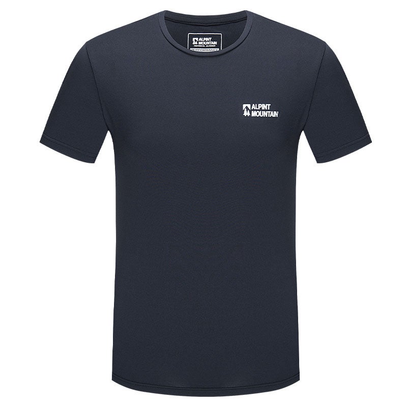 ALPINT MOUNTAIN T Shirts Men's Crew Neck Thin Straight Fit - Image 2