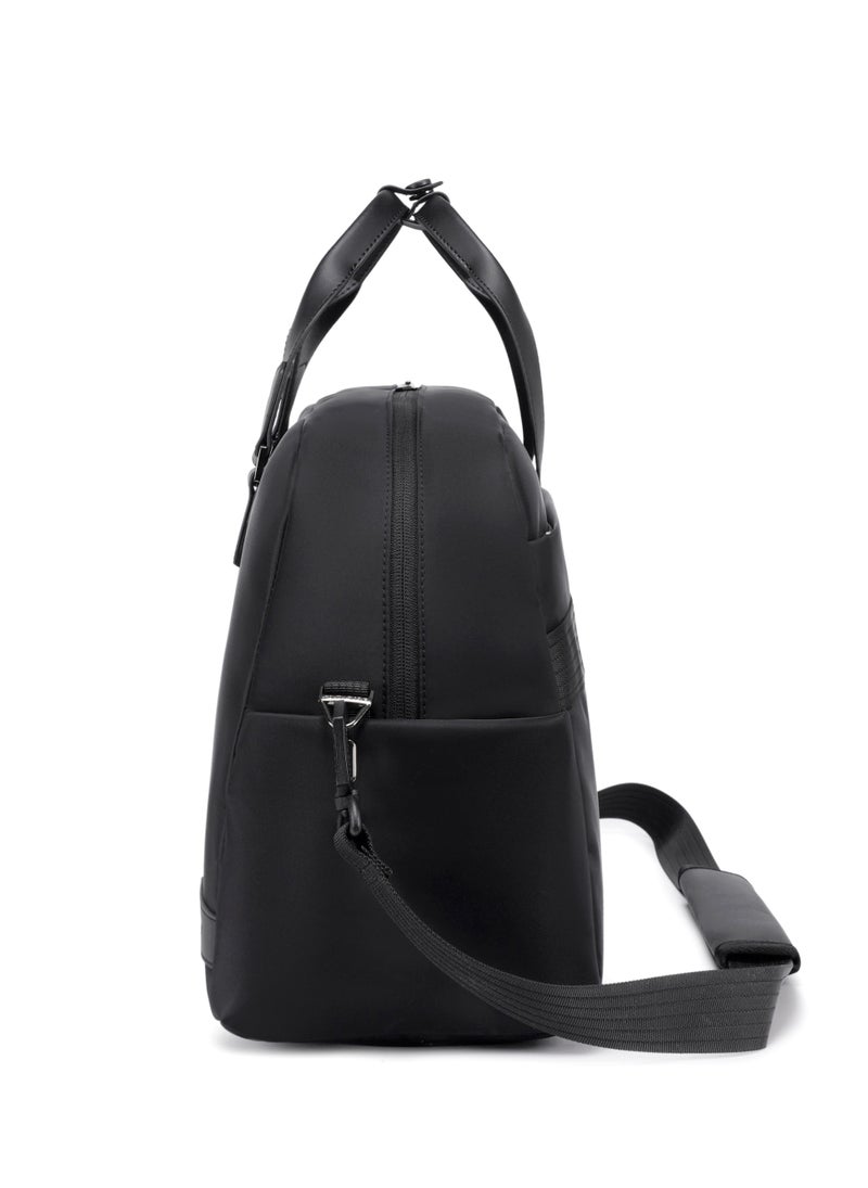 ARCTIC HUNTER Unisex Premium Duffel Bag 27L Water Resistant Large Capacity Weekender Bag with Multiple Compartment for Men and Women, LXB00842, Black - Image 5