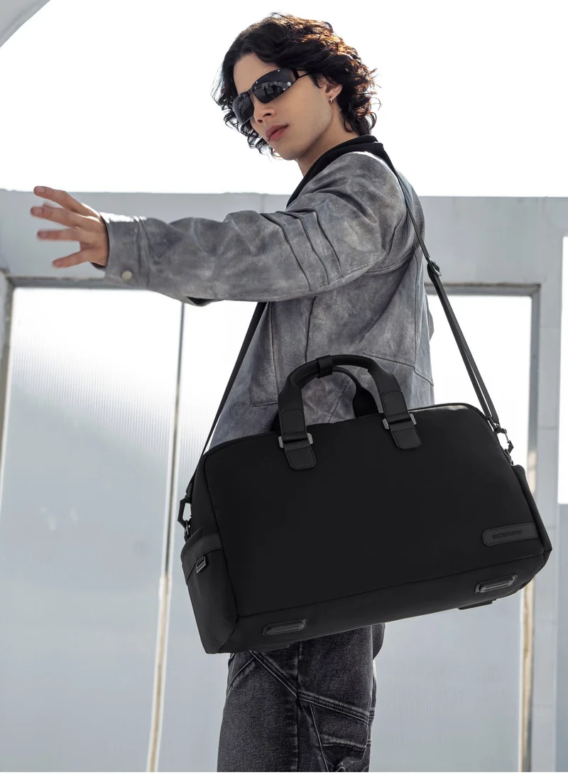 ARCTIC HUNTER Unisex Premium Duffel Bag 27L Water Resistant Large Capacity Weekender Bag with Multiple Compartment for Men and Women, LXB00842, Black