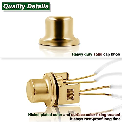 EMNOOTI Lamp Shade Light Bulb Clip Adapter,Lamp Shade Holder Includes Finial and Lampshade Levellers to Keep Lamp Shade in Place,Clip on Lampshade Adapter (Gold Color - 2PCS / PACK) - Image 4