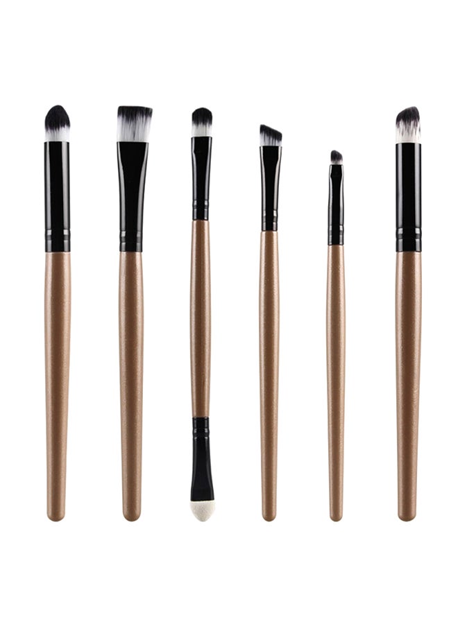 6-Piece Eye Makeup Brush Set Multicolour