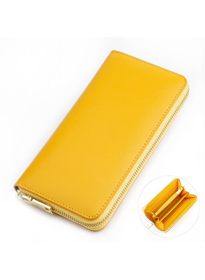 Mark Fairwhale New Oil Wax Cowhide Long Wallet 